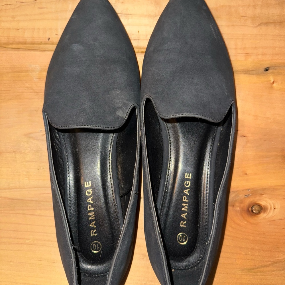 Rampage Women's Dark Gray Loafers